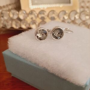 Touchstone Crystal black diamond Bliss earrings